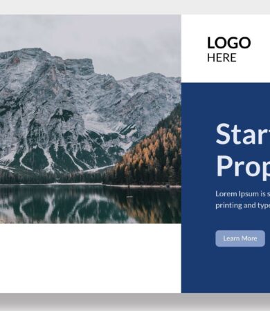 Clear and clean PowerPoint presentation example